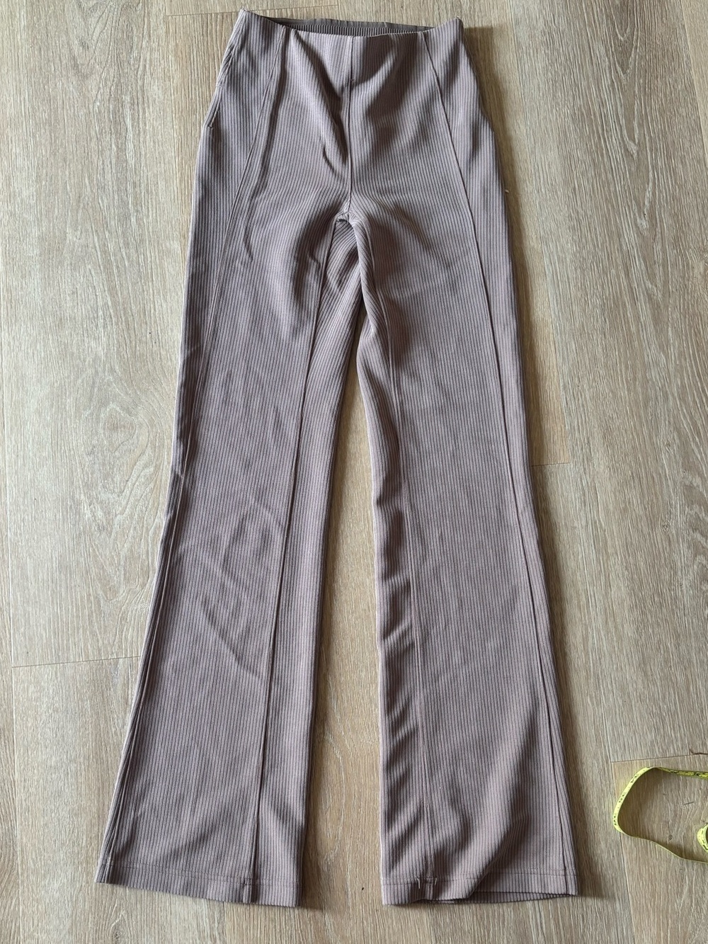 lululemon athletica Ribbed Flare Pants in Taupe